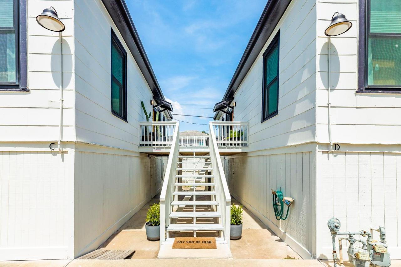 Soleil House - Unit D Villa Galveston Exteriör bild