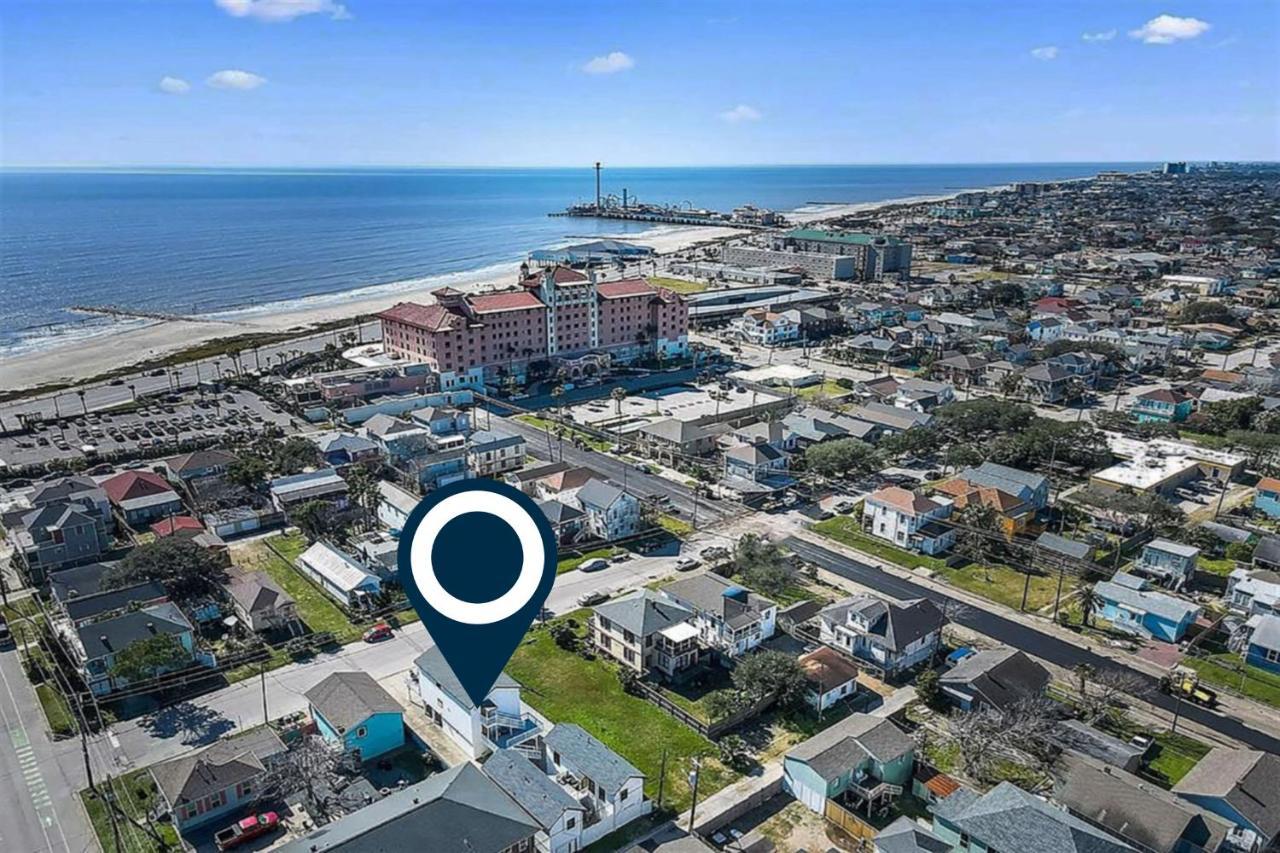 Soleil House - Unit D Villa Galveston Exteriör bild